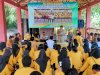 Penyambutan KKN Mahasiswa Universitas Negri Semarang Giat Angkatan Ke-2 di Sungai Poitan Desa Jagalan Kecamatan Karangnongko