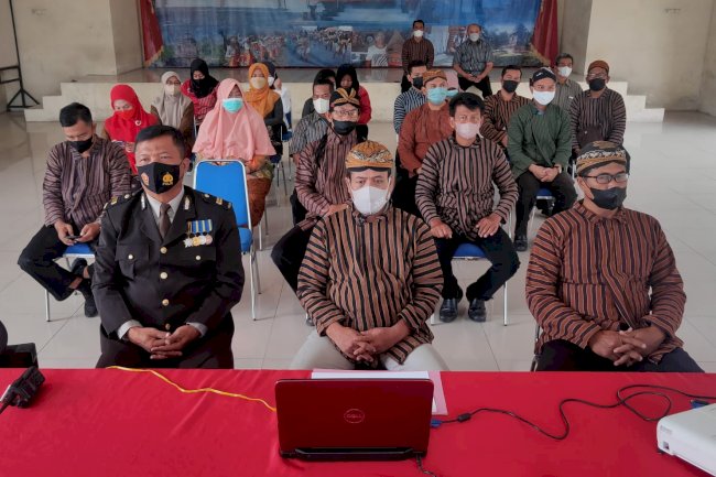 Kecamatan Karangnongko Bersama MUSPIKA Mengikuti Upacara Daring Peringatan Hari Lahir Pancasila