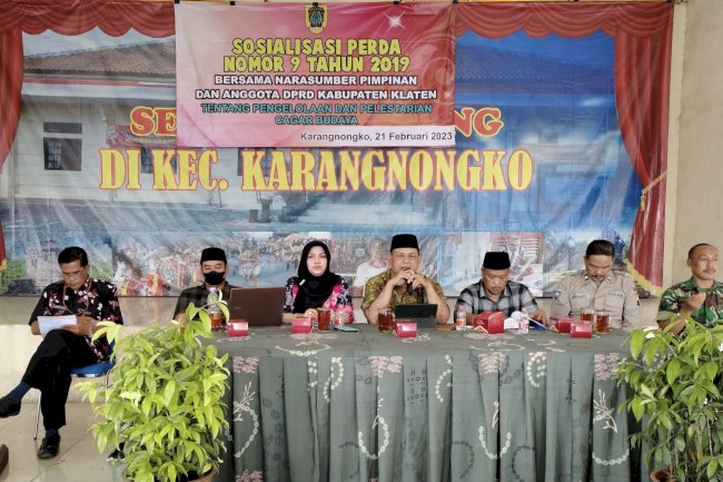 Sosialisasi Perda No.9 tahun 2019 tentang Pengelolaan dan Pelestarian Cagar Budaya