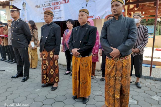 Upacara Peringatan Hari Lahir Pancasila Tahun 2023 Kecamatan Karangnongko