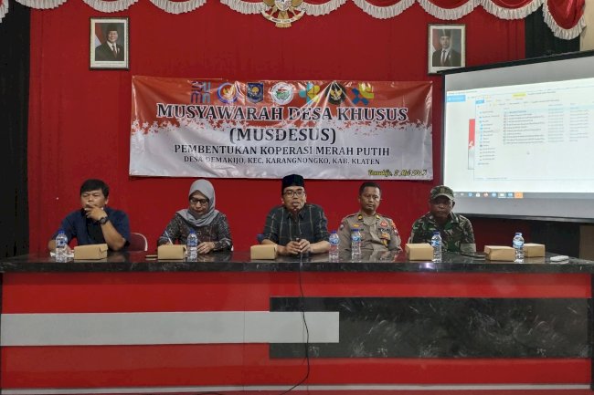 Musdessus Pembentukan Koperasi Merah Putih Desa Demakijo