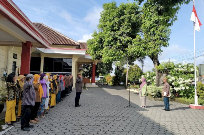 Upacara Peringatan Hari Lahir Pancasila Tahun 2025 di Kecamatan Karangnongko Berlangsung Khidmat