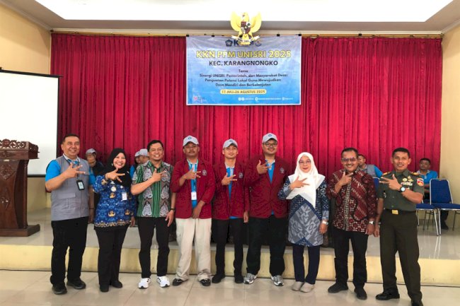 Mahasiswa KKN PPM UNISRI 2025 Diterima Resmi di Kecamatan Karangnongko