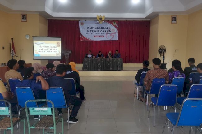 Konsolidasi dan Temu Karya Karang Taruna Kecamatan Karangnongko