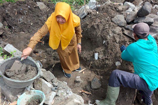 Peletakan Batu Pertama Gerai KDMP Koperasi Desa Merah Putih di Desa Somokaton dan Karangnongko