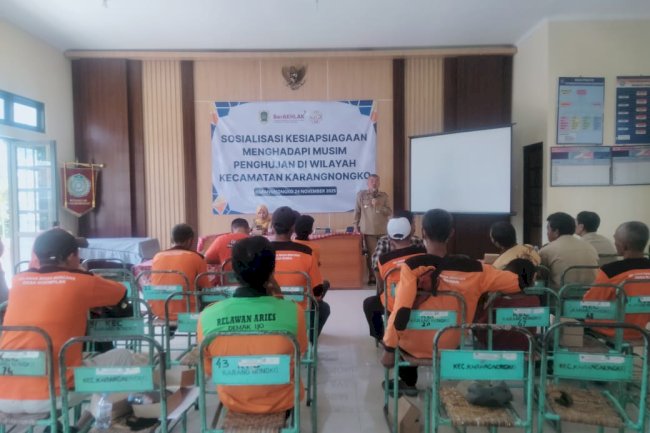 Sosialisasi Kesiapsiagaan Menghadapi Musim Penghujan di Kecamatan Karangnongko