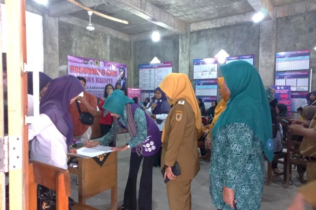 Launching Desa Pilot Project Posyandu 6 SPM Kecamatan Karangnongko