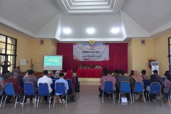 Sosialisasi Jaga Desa di Kecamatan Karangnongko