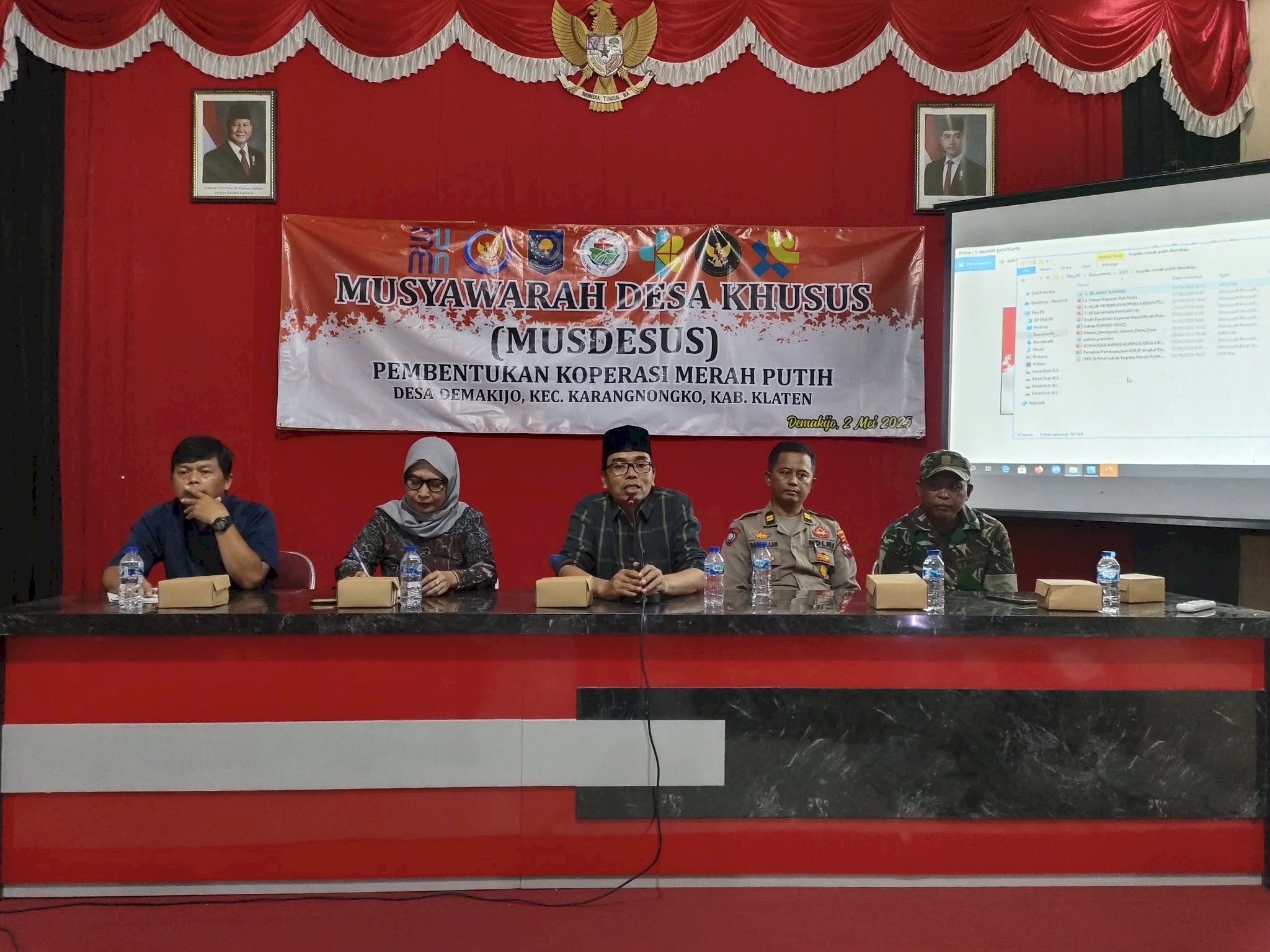 Musdessus Pembentukan Koperasi Merah Putih Desa Demakijo