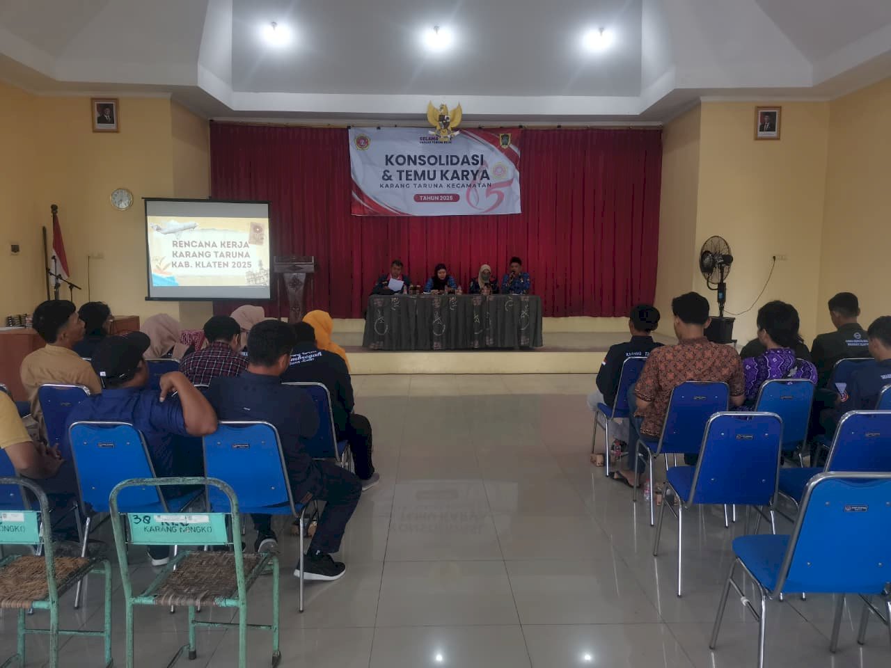 Konsolidasi dan Temu Karya Karang Taruna Kecamatan Karangnongko