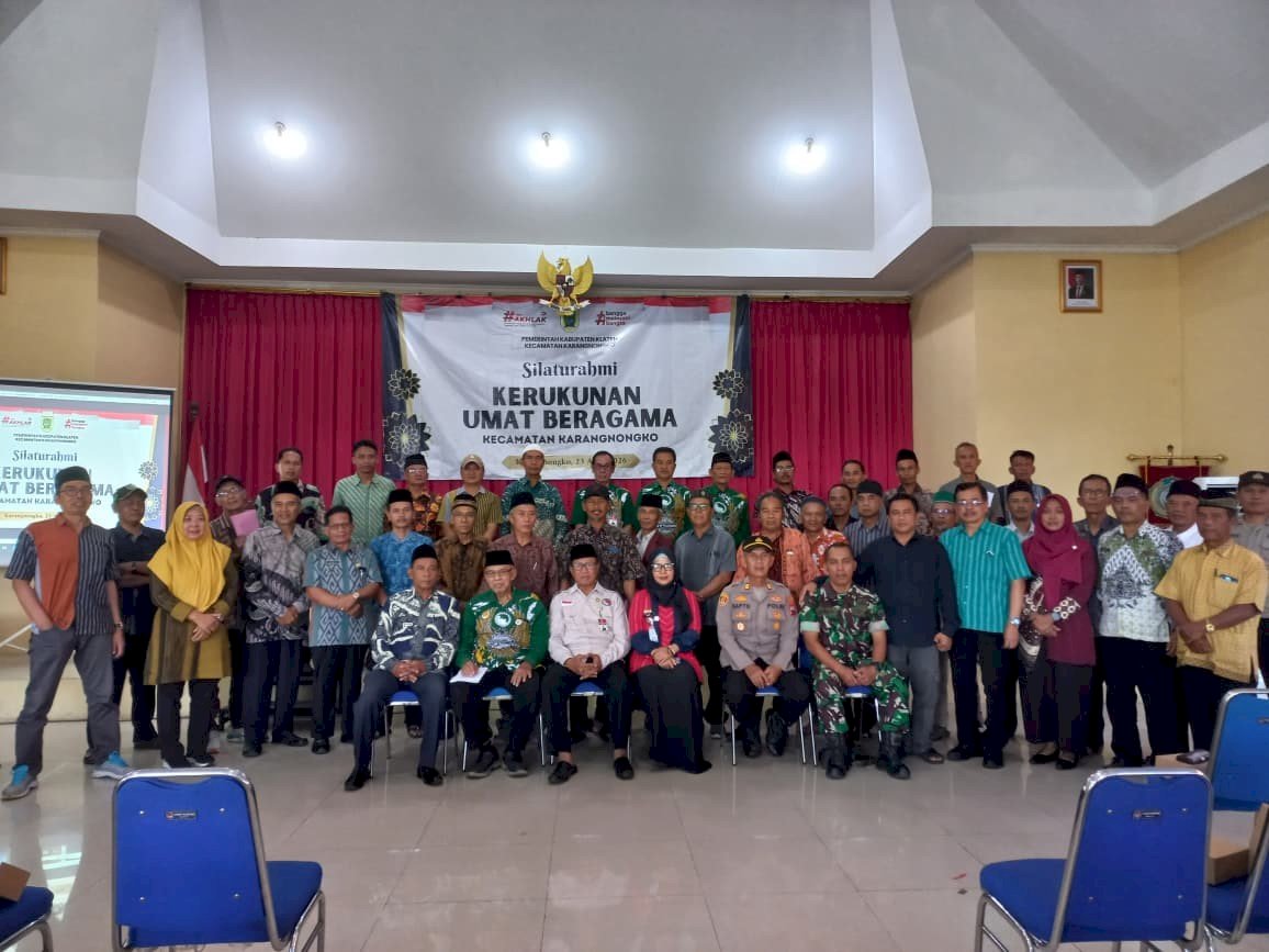 Silaturahmi Kerukunan Umat Beragama Kecamatan Karangnongko