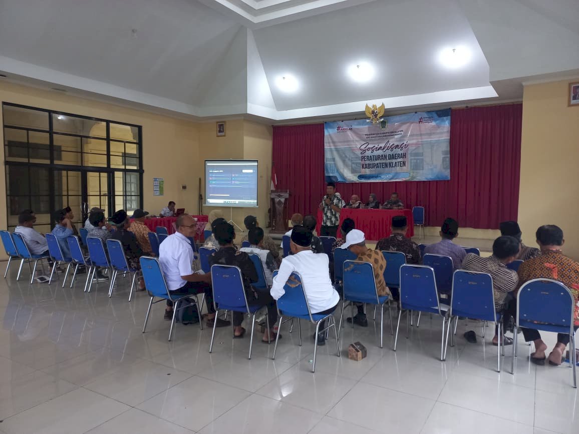 Sosialisasi Perda Kabupaten Klaten Nomor 14 Tahun 2025 tentang BPD