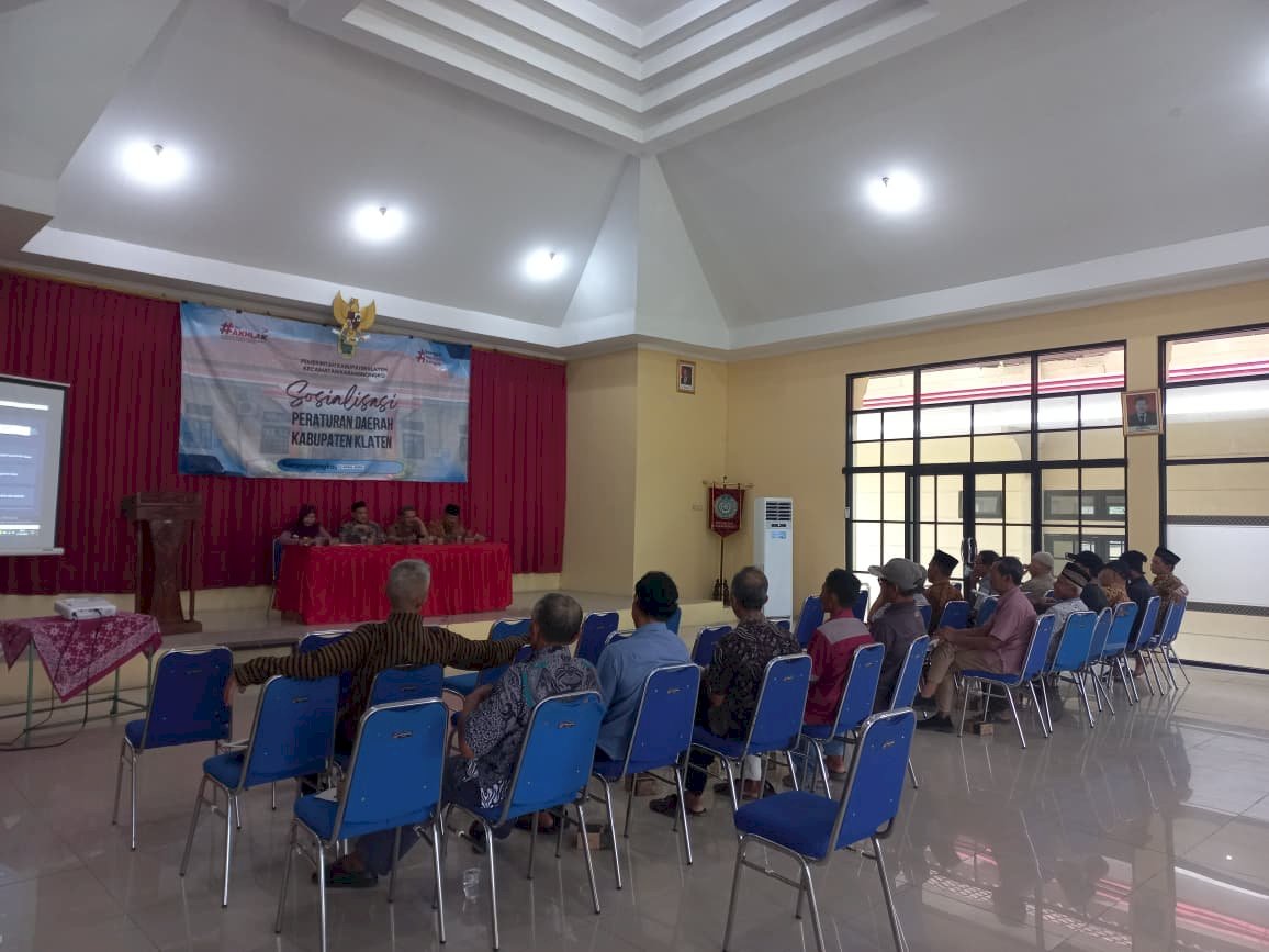Sosialisasi Perda Kabupaten Klaten Nomor 14 Tahun 2025 tentang BPD