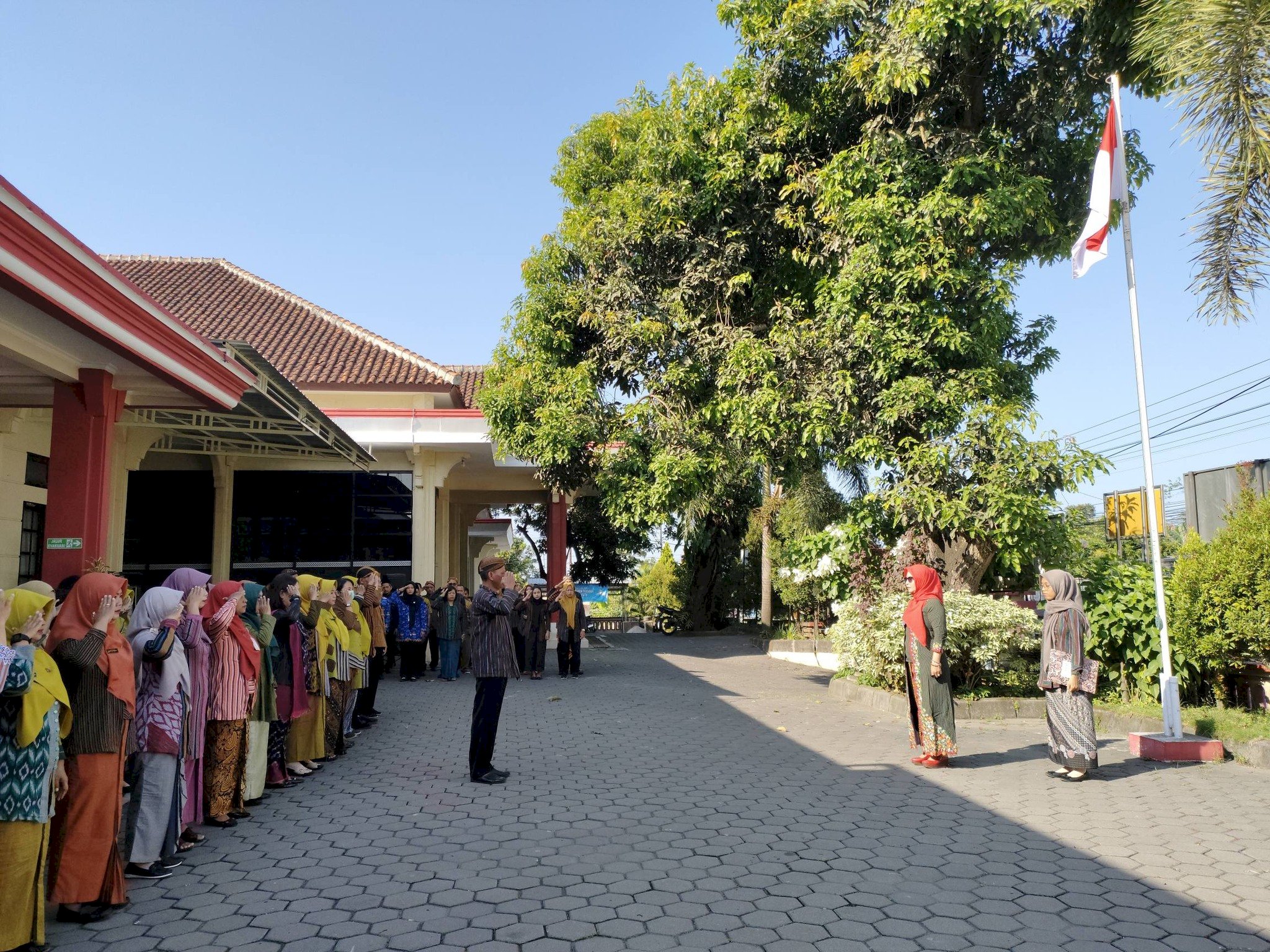 Upacara Peringatan Hari Lahir Pancasila Tahun 2026 Tingkat Kecamatan Karangnongko