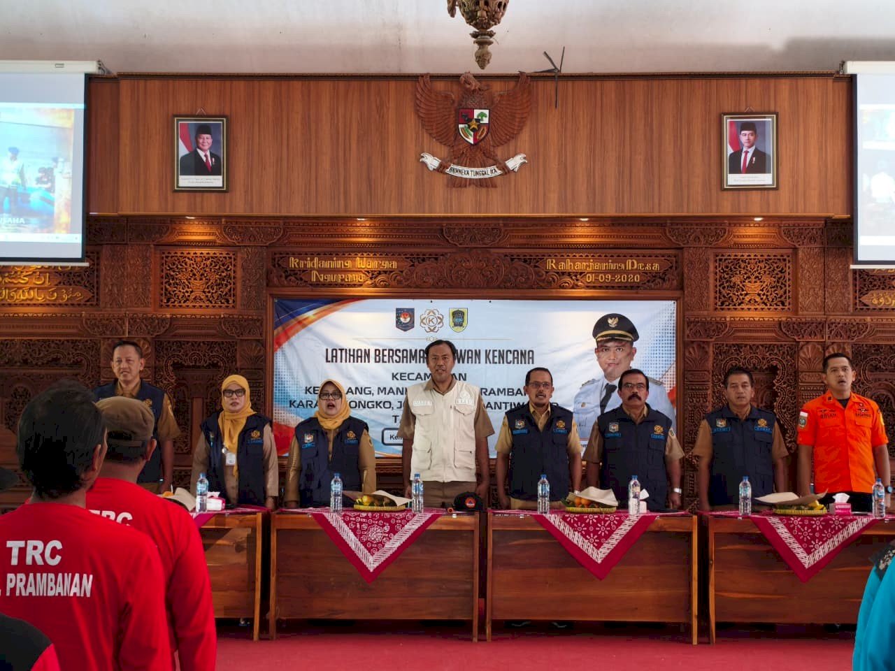 Relawan Kecamatan Karangnongko Ikuti Latihan Bersama Relawan Kencana Tahun 2026